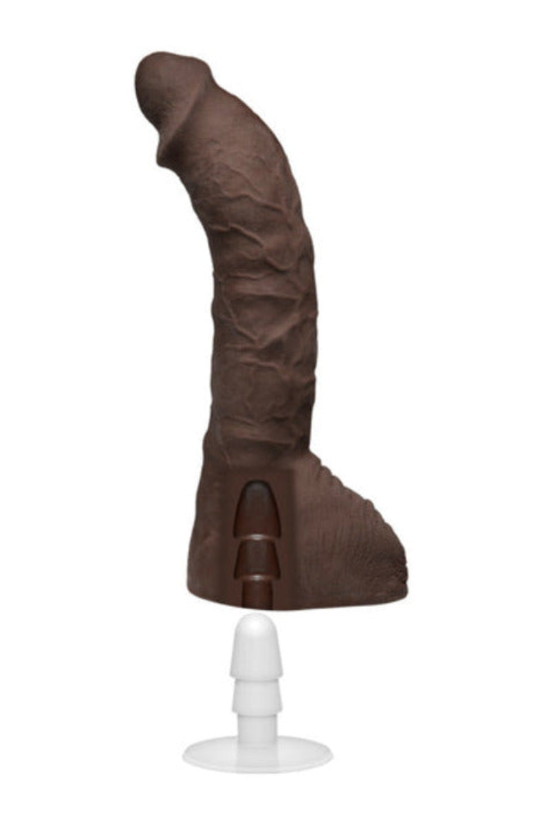 Prince Yahshua dildo with removable Vac-U-Lock suction cup plug