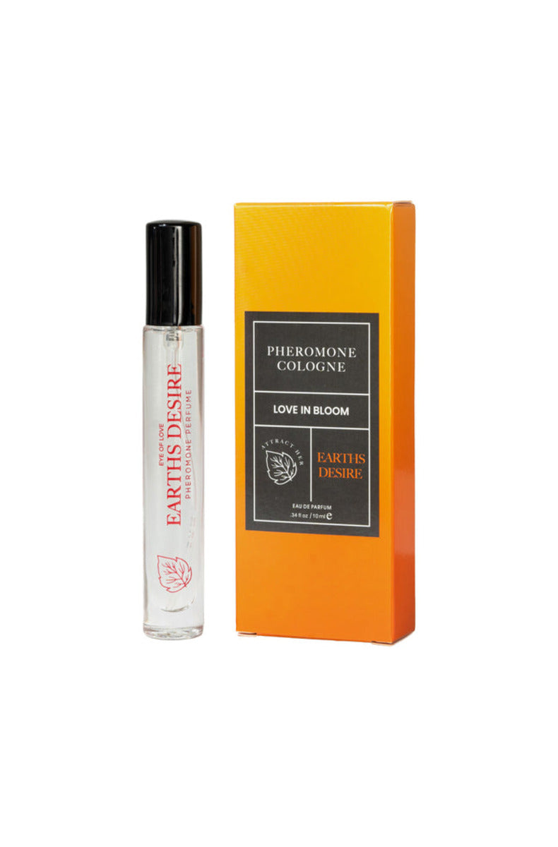 Eye of Love Earth's Desire pheromone cologne bottle and box