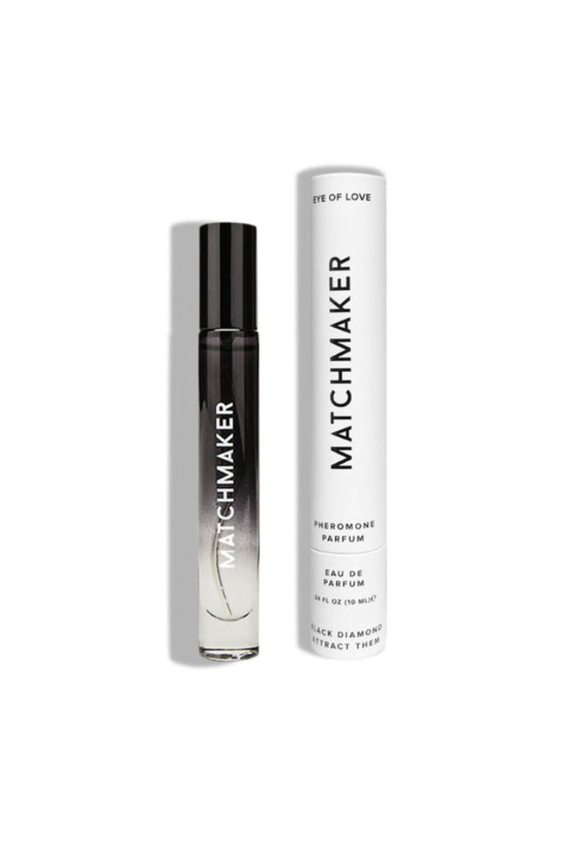 Eye of Love Matchmaker LGBTQ pheromone parfum bottle and box, Attract Them