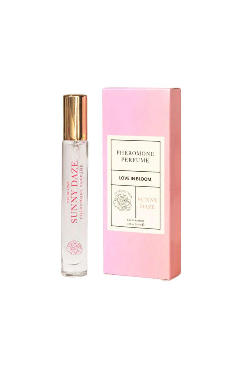 Eye of Love Sunny Daze pheromone perfume bottle and box