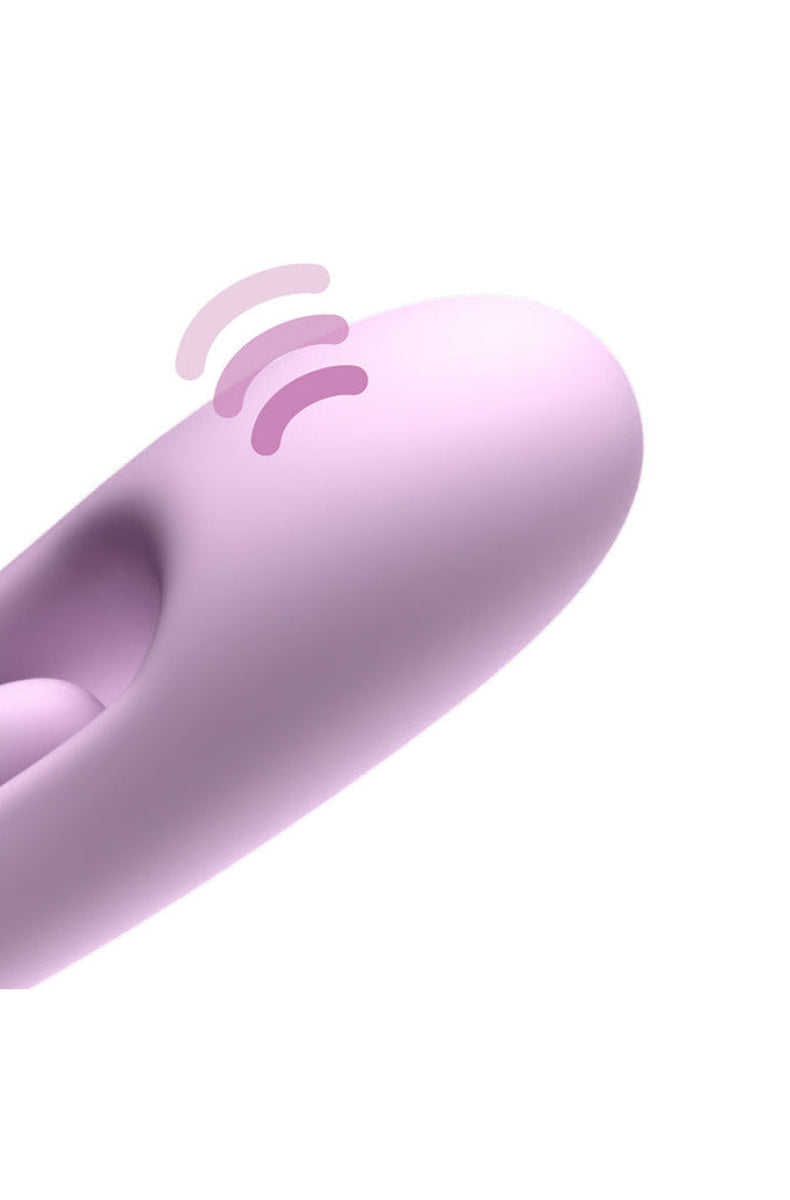 Close-up of the contoured shaft tip of the G-Touch Pulse Pro showing focused vibration