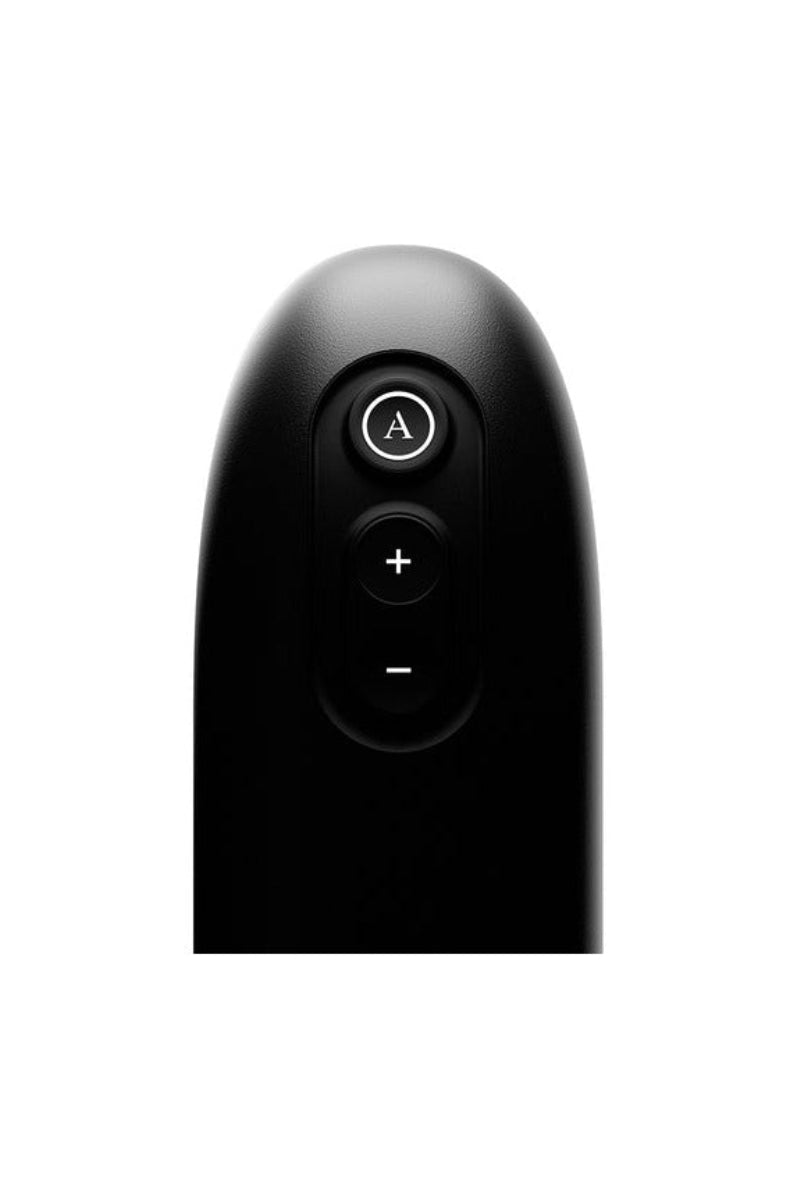 Close-up of the Arcwave Ion 2 controls with the Autopilot A button and plus and minus buttons
