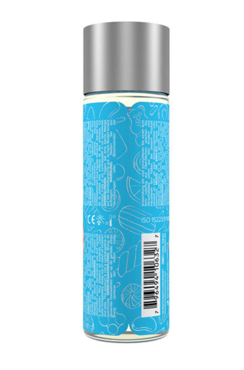 JO Candy Shop Bubble Gum lubricant bottle, back view