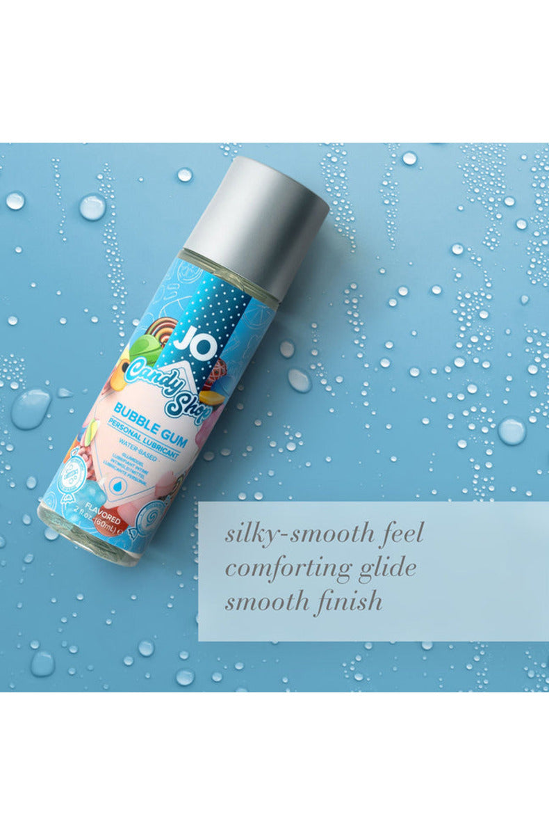 JO Candy Shop Bubble Gum lube with silky-smooth comforting glide