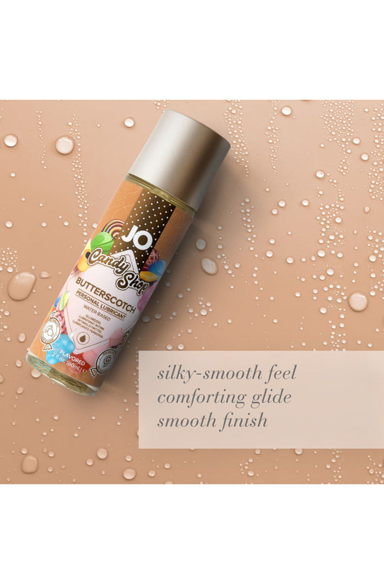 JO Candy Shop Butterscotch lube with silky-smooth comforting glide
