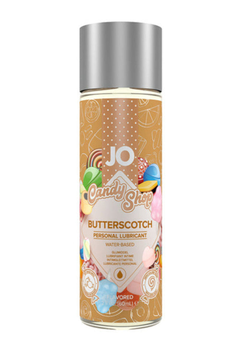 JO Candy Shop Butterscotch flavored water-based lubricant 2 oz bottle