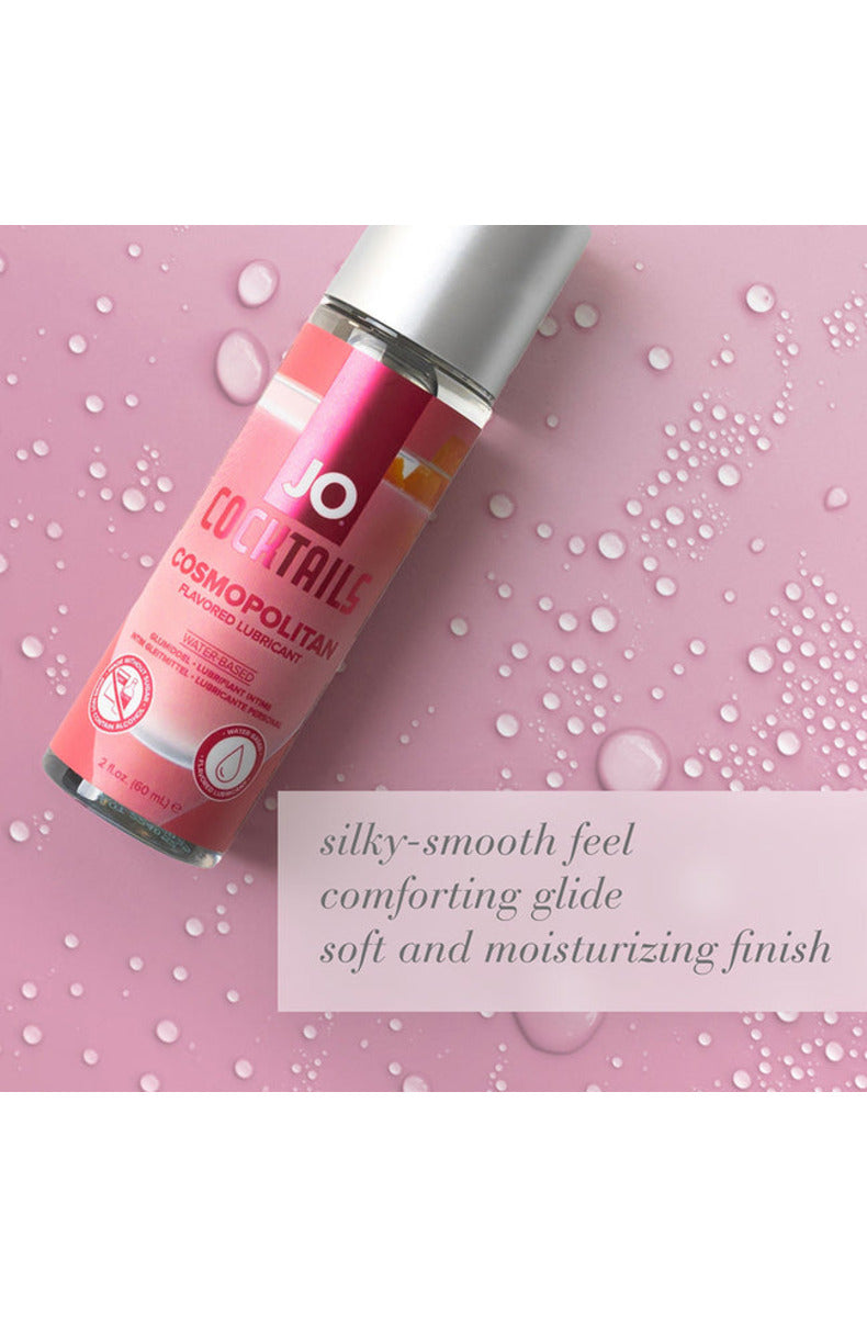JO Cocktails Cosmopolitan lube with silky-smooth comforting glide