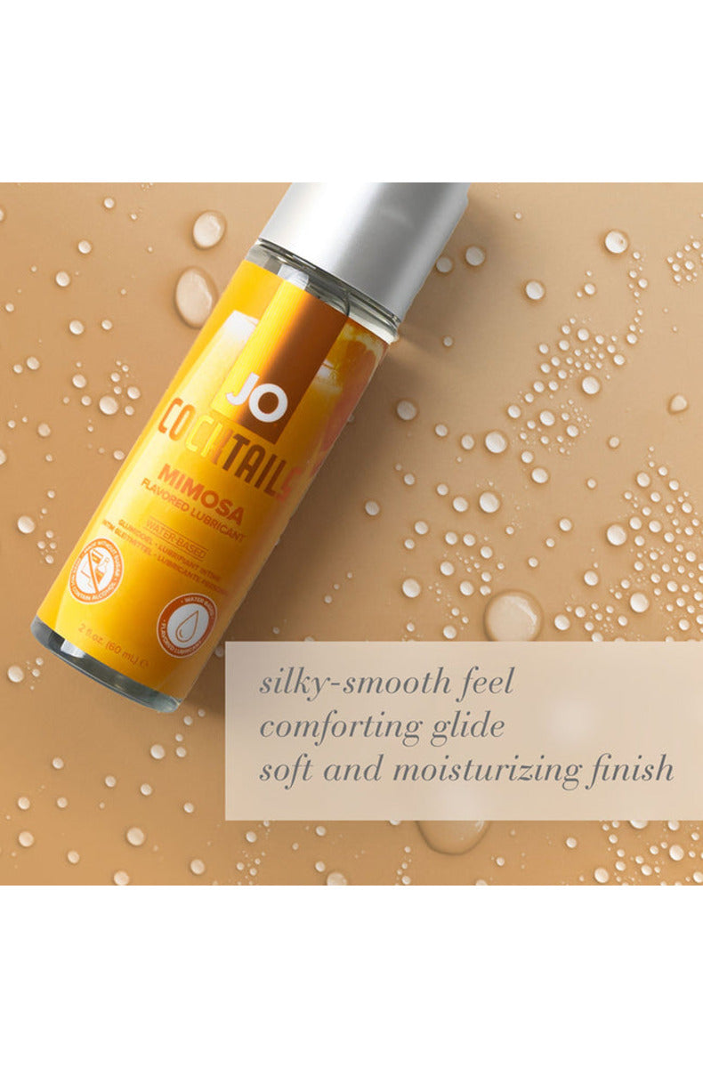 JO Cocktails Mimosa lube with silky-smooth comforting glide
