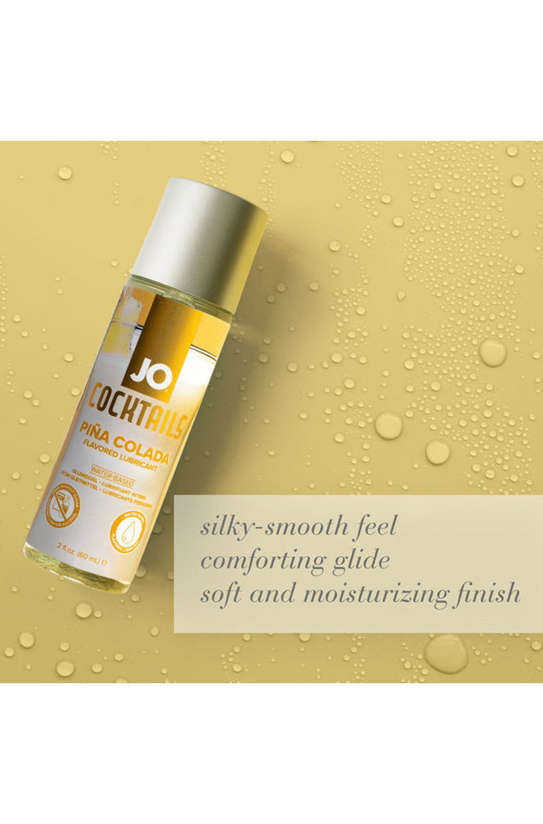 JO Cocktails Pina Colada lube with silky-smooth comforting glide
