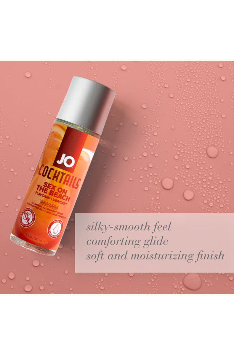 JO Cocktails Sex on the Beach lube with silky-smooth comforting glide