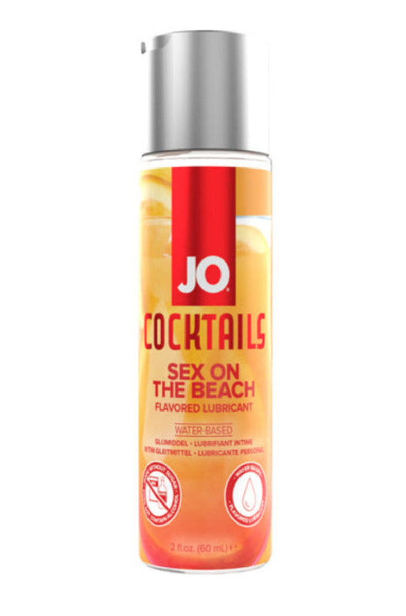 JO Cocktails Sex on the Beach flavored water-based lubricant 2 oz bottle