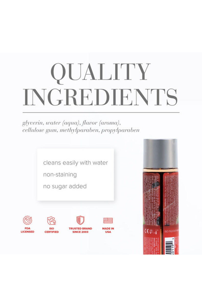 JO H2O Succulent Watermelon Flavored Water-Based Lubricant 4 oz