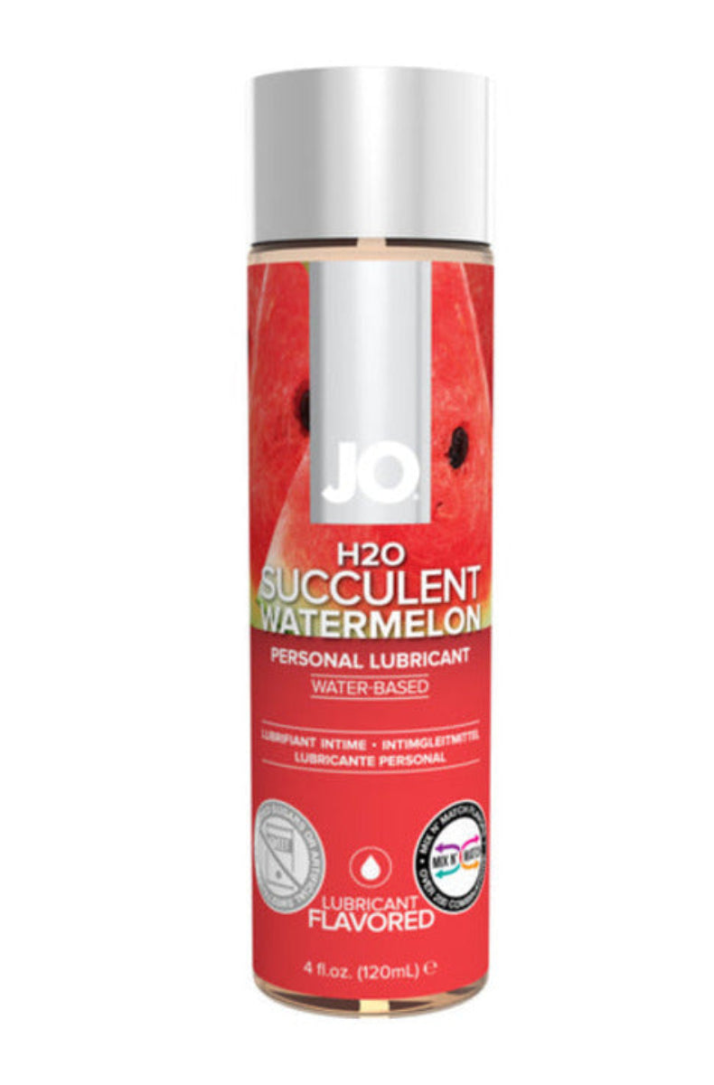 JO H2O Succulent Watermelon Flavored Water-Based Lubricant 4 oz