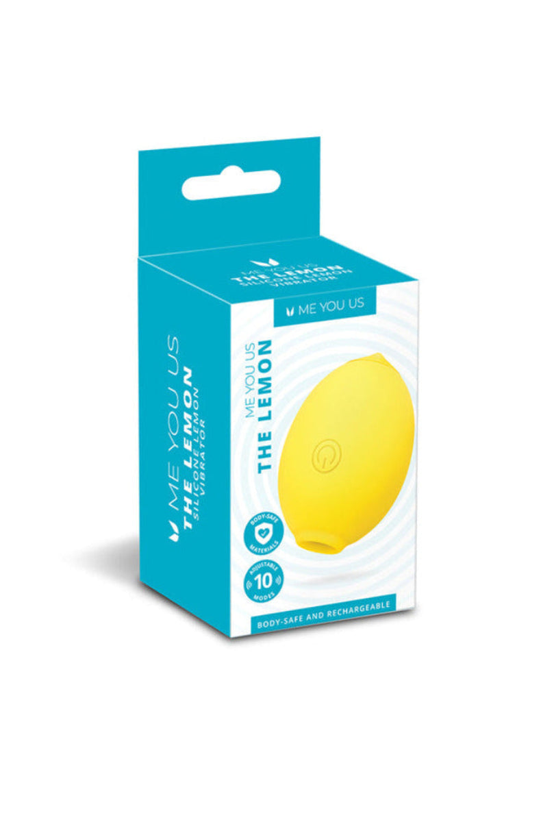 Me You Us The Lemon yellow suction clitoral stimulator retail package