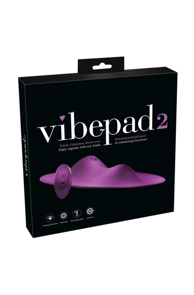 Orion VibePad 2 grinding pad vibrator retail package, angled view