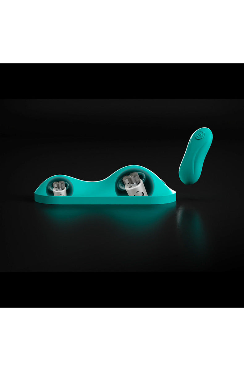 Teal Orion VibePad Intense travel grinding pad with two stimulating mounds