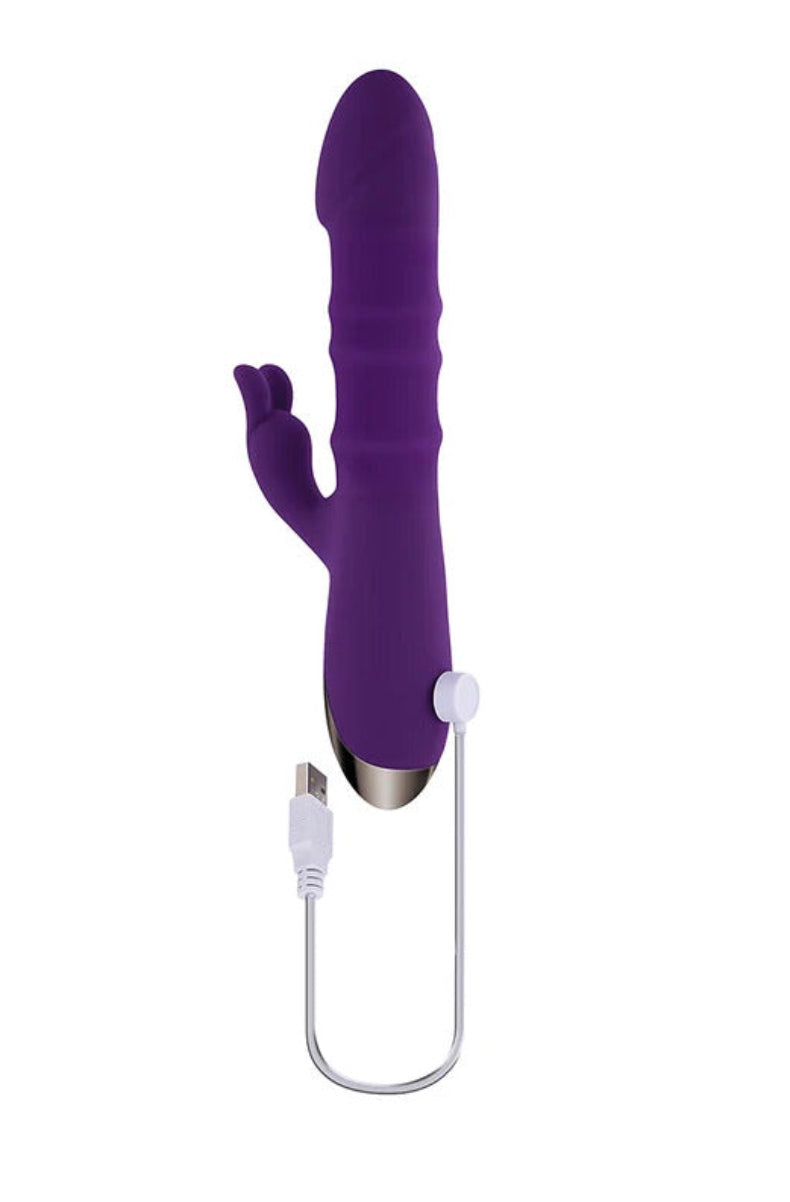 Base of the Playboy Hop To It with its magnetic USB charging cable attached
