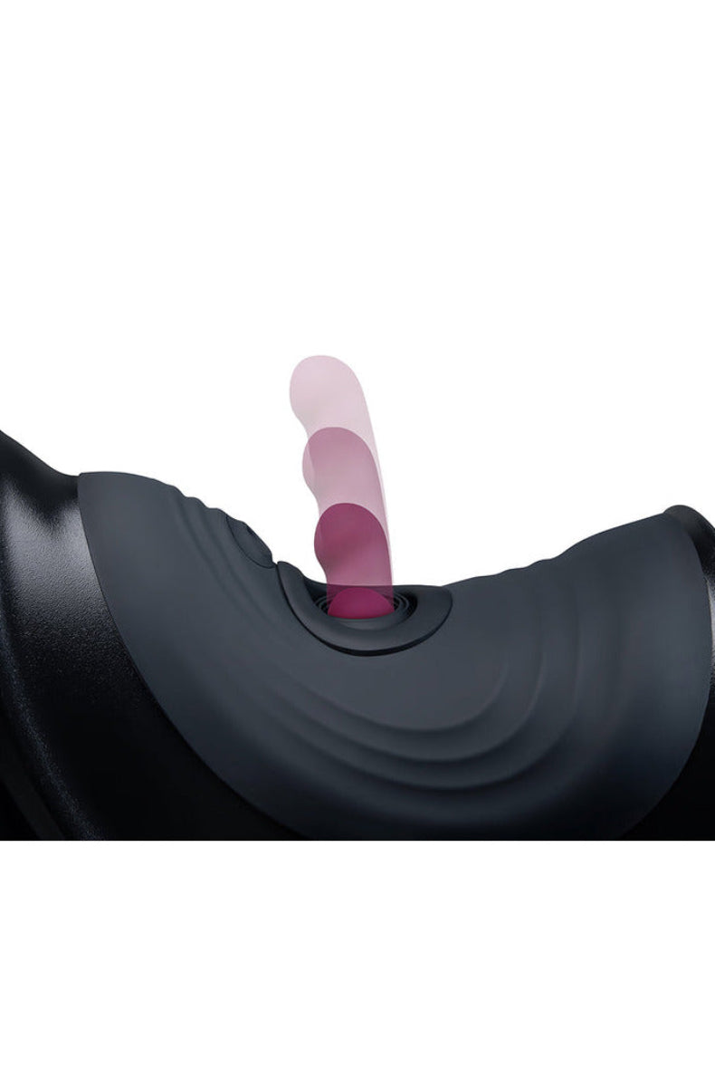 Close-up of the Thrust Rider attachment showing the thrusting motion