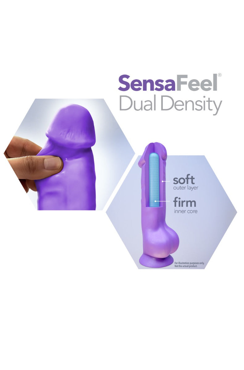 Educational diagram showing dual density technology with soft outer layer and firm inner core construction