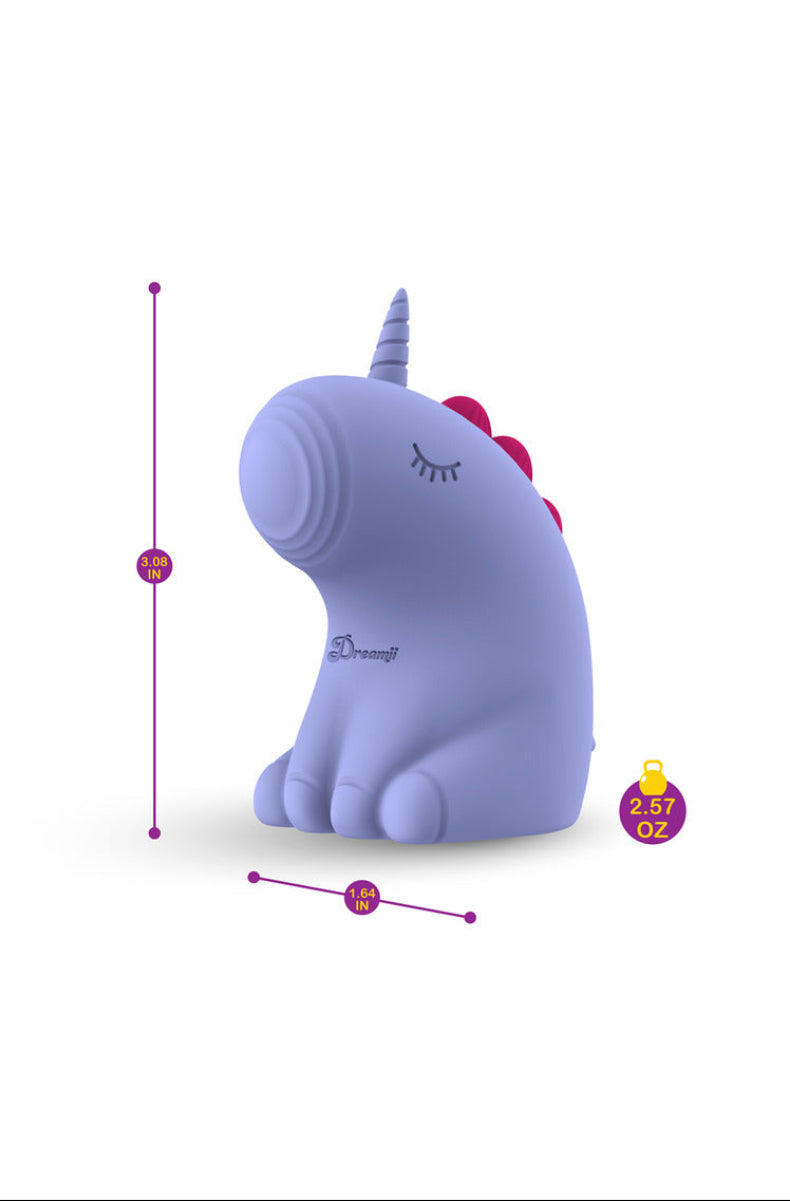 Dreamii Pulse unicorn stimulator dimensions: 3.69 inches tall, 1.84 inches wide