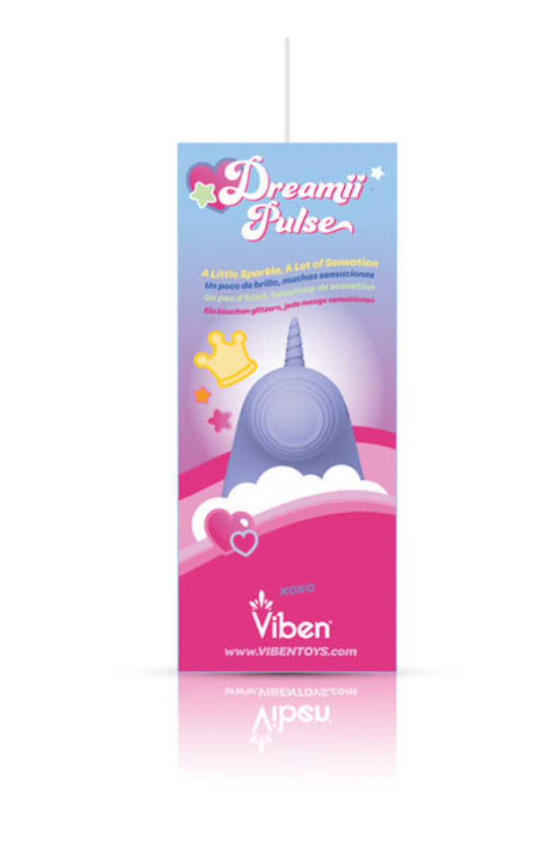 Viben Dreamii Pulse unicorn stimulator package, side view
