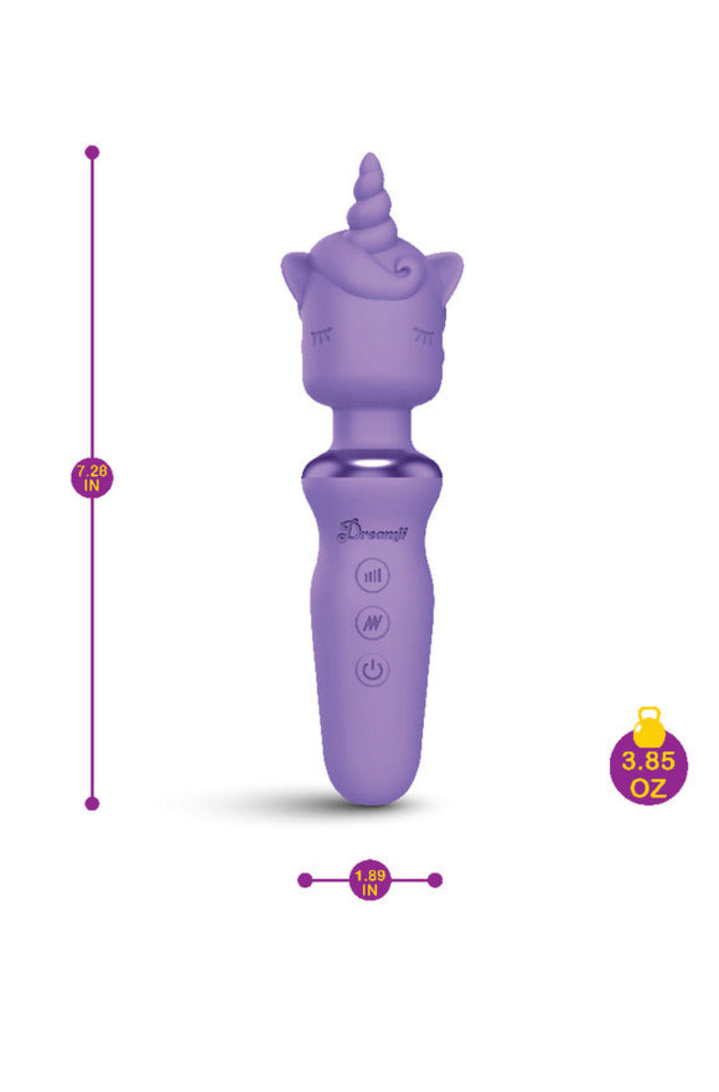 Dreamii Wand dimensions: 7.28 inches long, 1.89 inches wide, 3.85 ounces