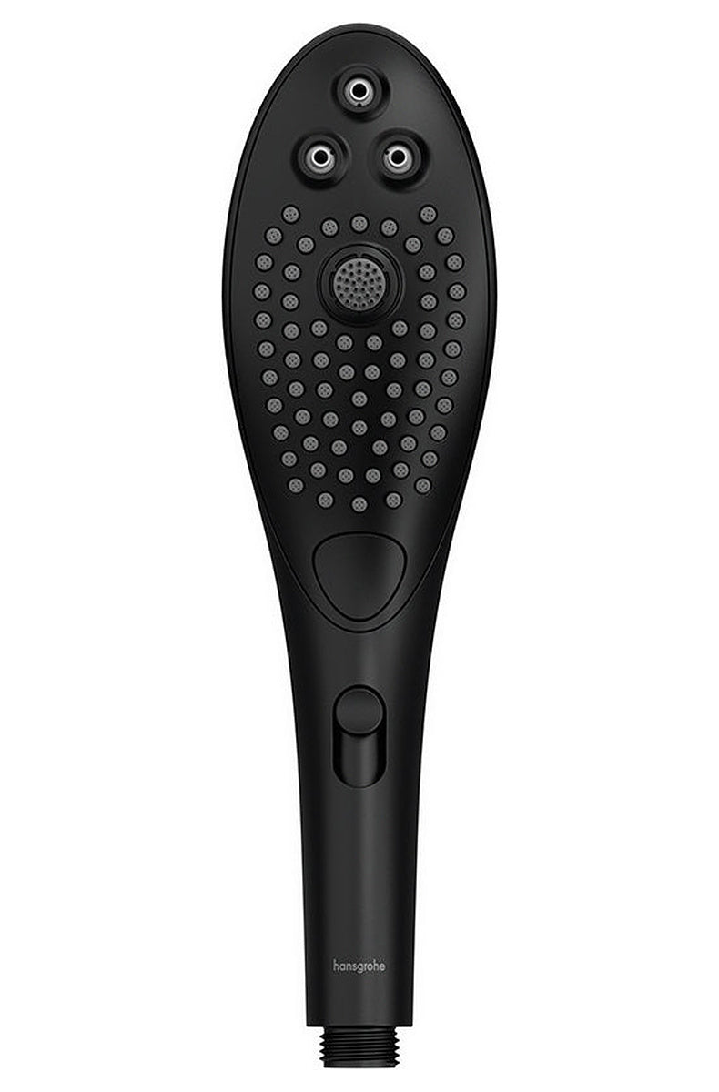 Womanizer Wave shower head clitoral massager in black, front view
