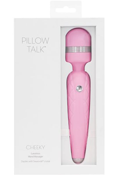 Pillow Talk Cheeky Wand With Swarovski Crystal in Pink 