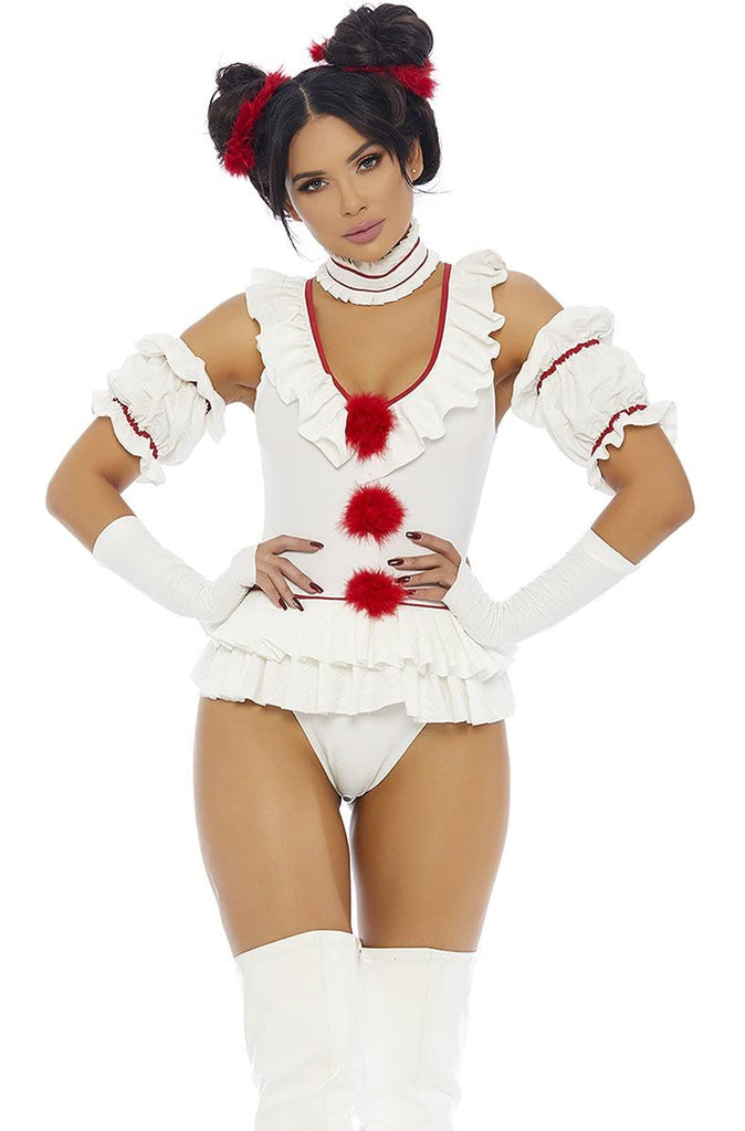 Let's Play a Game Sexy Movie Clown Character Costume