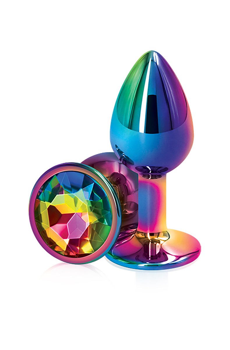 rainbow anal plug Plug Anal de Acero Inoxidable main image 1