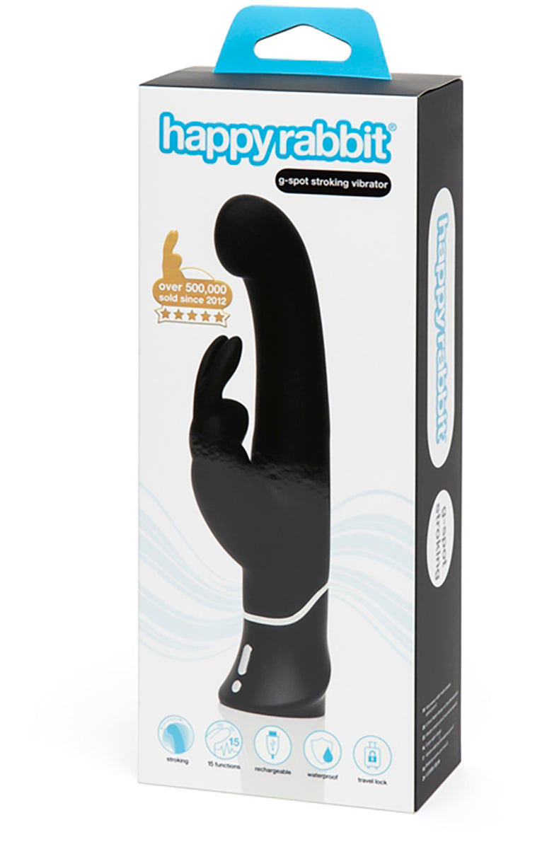 Close-up of the bulbous G-spot tip on the Happy Rabbit G-Spot vibrator.