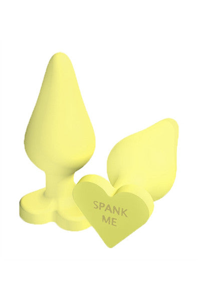Naughty Candy Heart in Yellow - thewhiteunicorn
