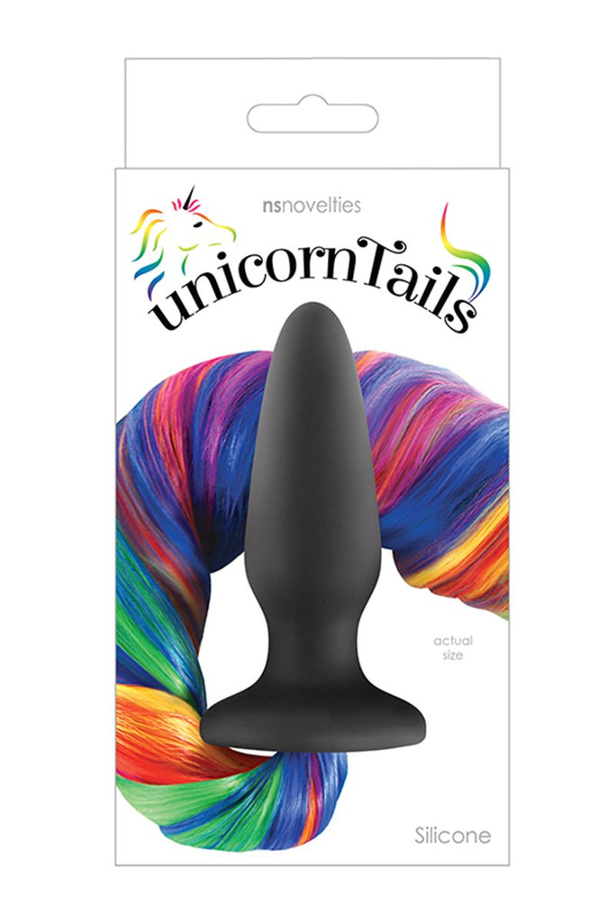 Unicorn Tails Butt Plug in Rainbow