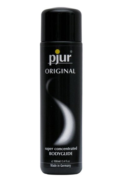 Pjur Original premium silicone personal lubricant in a 100ml bottle with the Pjur Original label.