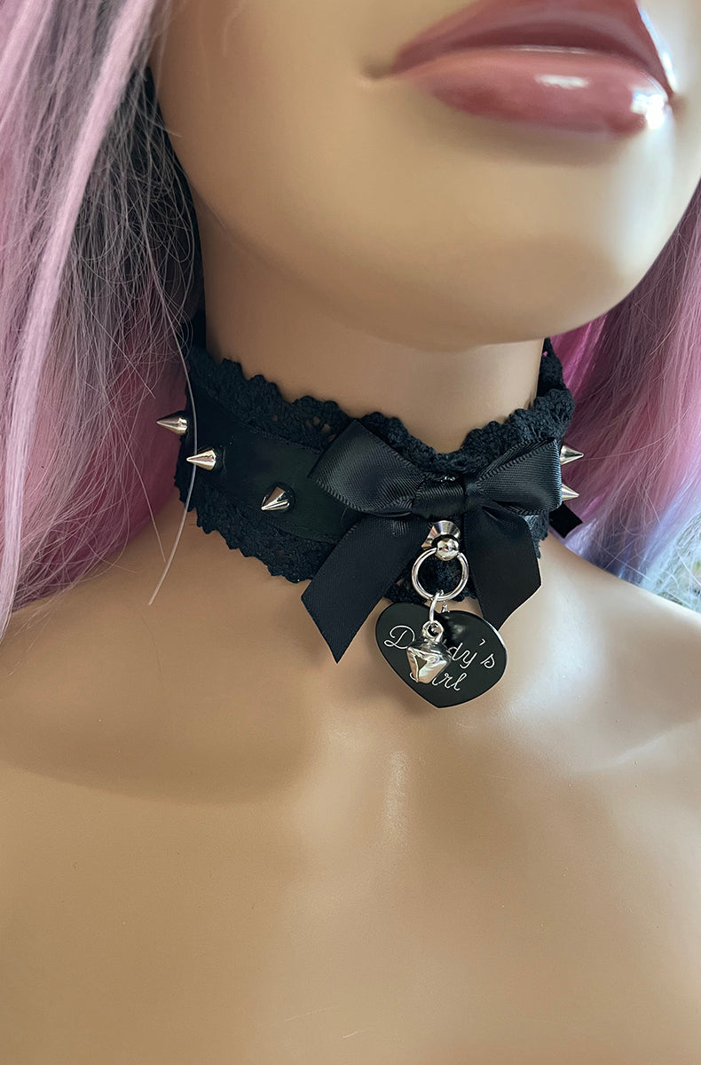 kawaii goth collar