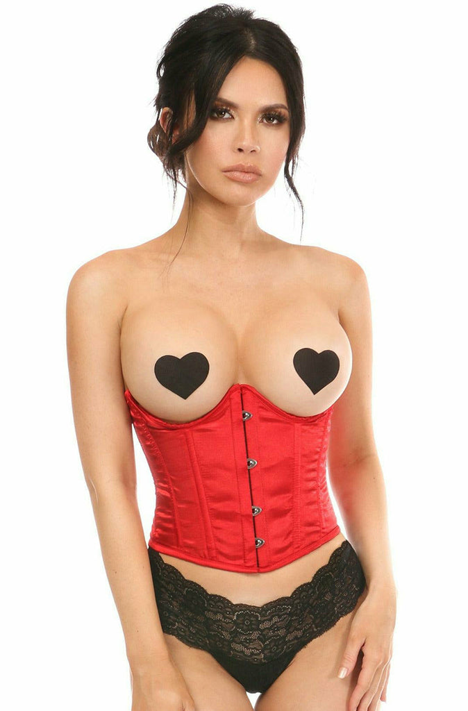 satin corset