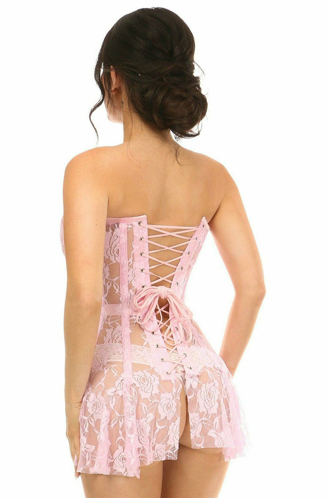 pink corset