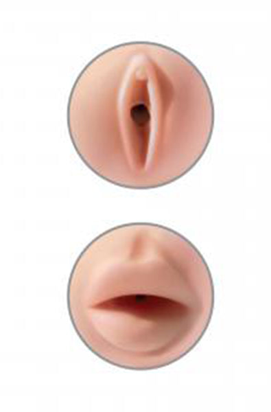 Tight Grip dual-density stroker rear angle showing the firm TPR outer grip shape.