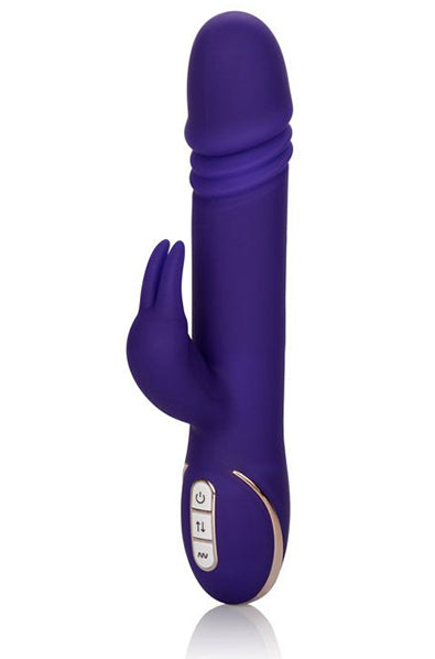 Alternate view of the premium jack rabbit signature silicone thrusting rabbit.