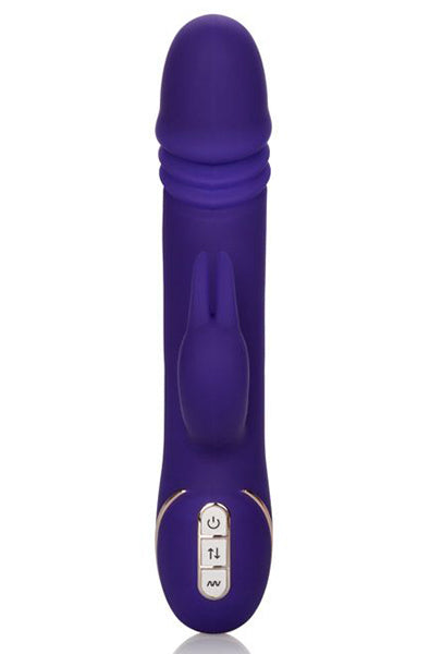 Alternate view of the premium jack rabbit signature silicone thrusting rabbit.