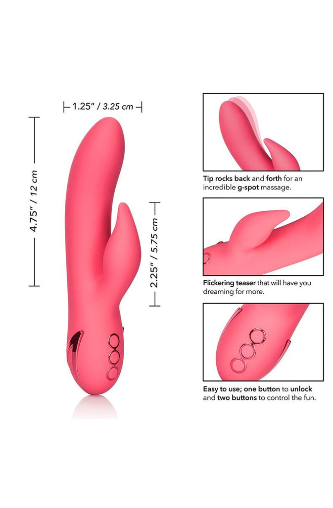 California Dreaming San Francisco Sweetheart Pink Rabbit Style Vibrator