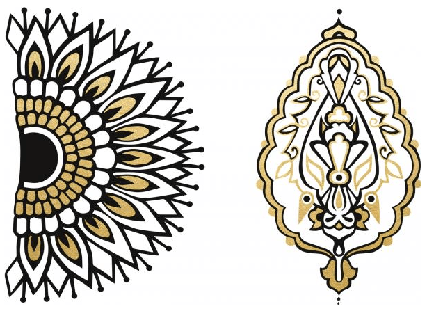 Temporary Body Tattoo- Athena - thewhiteunicorn