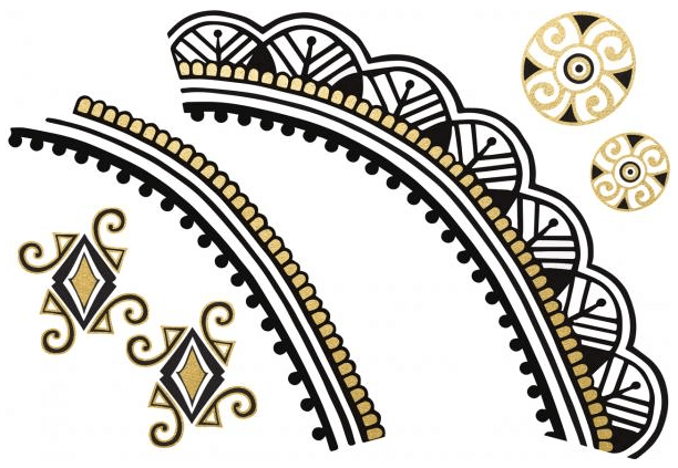 Temporary Body Tattoo- Athena - thewhiteunicorn