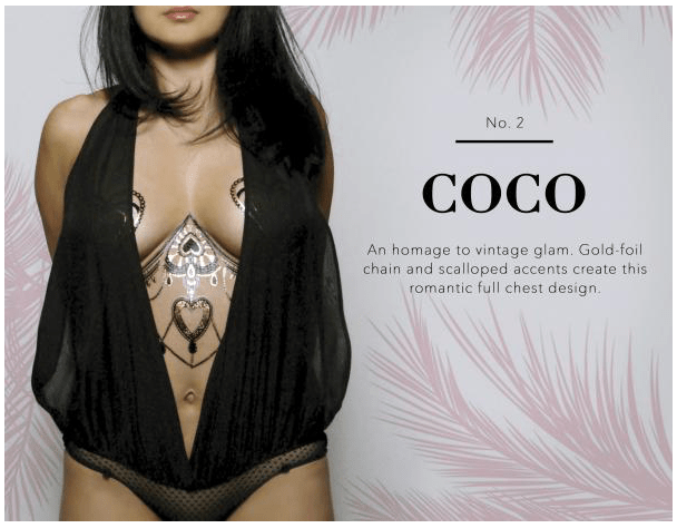 Temporary Body Tattoo- Coco - thewhiteunicorn