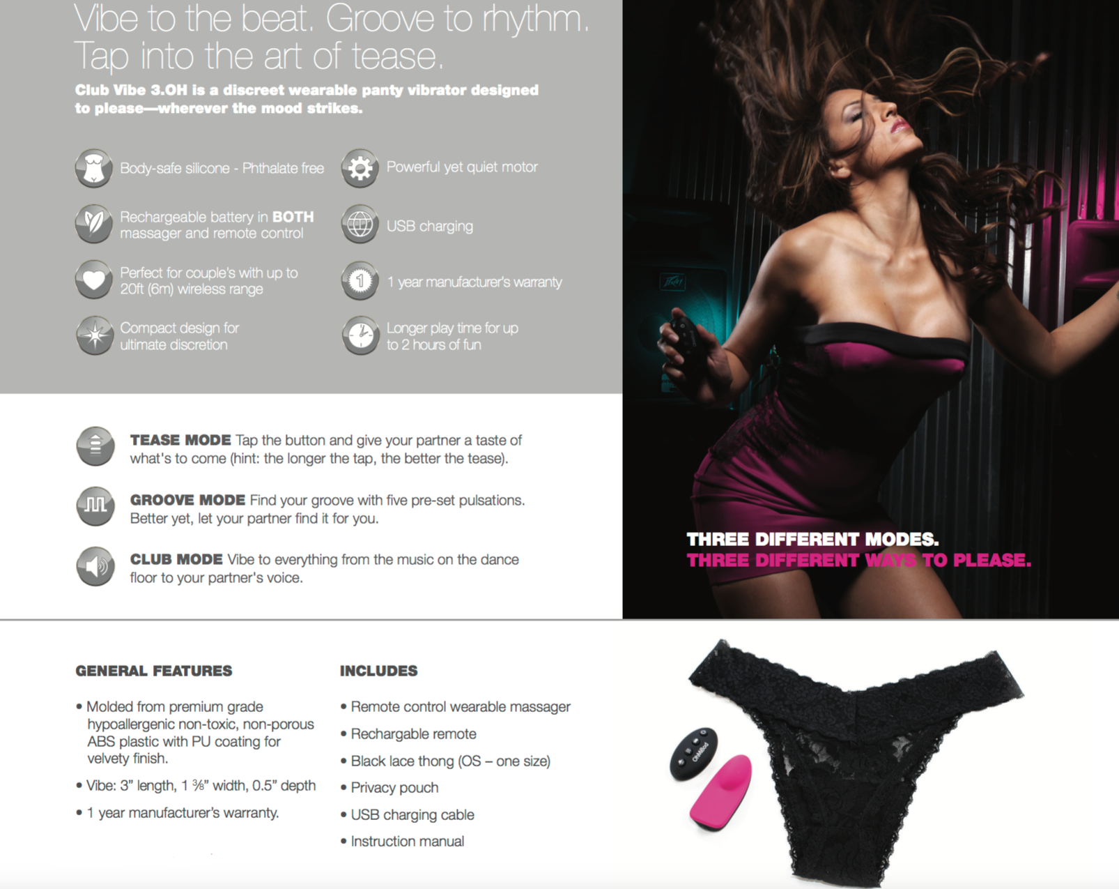 ohmibod vibrating panties Rotating Rabbit Vibrator – Funzze main image 0