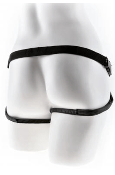 King Cock Fit Rite harness retail photo on a faceless mannequin with brand text on the panel.