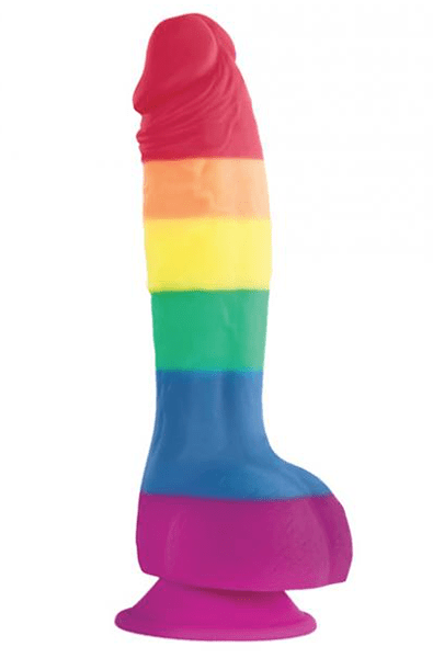 8" Colours Pride Edition Rainbow Dildo - thewhiteunicorn