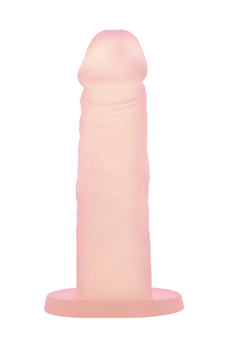 Peach Bellini Cocktails 5.5 in silicone dildo packaging front view.