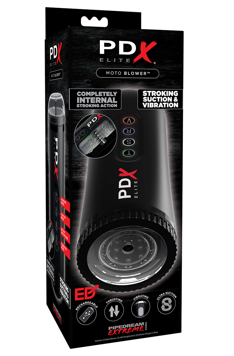 PDX Elite Motor Blower | Thrust Suction Vibrate Stroker | TWU