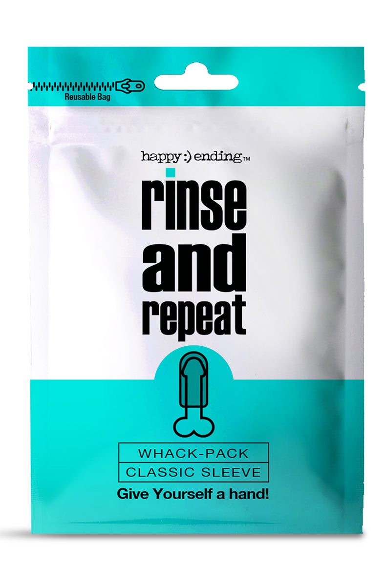 Second view of the Happy Ending Rinse and Repeat Whack Pack Sleeve.